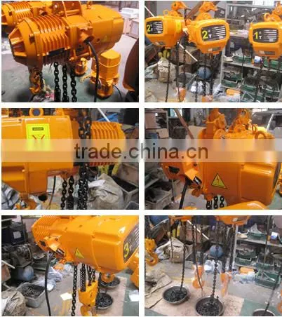 Small 500kg Electric Chain Hoist With Trolley for Sale photo-5