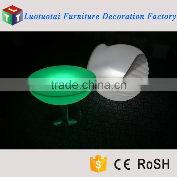Lovely and Comfortable Plastic Glowing Design LED Single Sofa With Texture photo-6