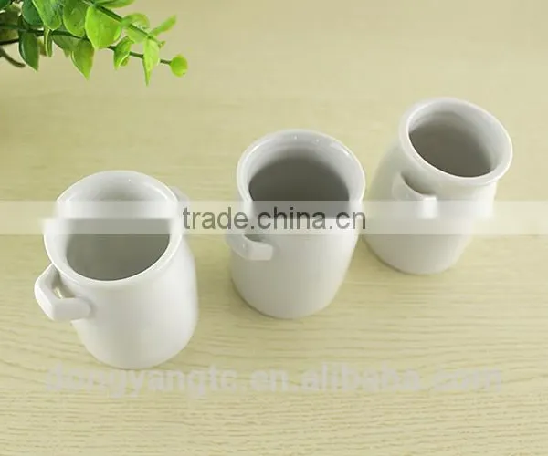 Factory Direct Wholesale White Strengthen Ceramic Milk Bottle photo-3