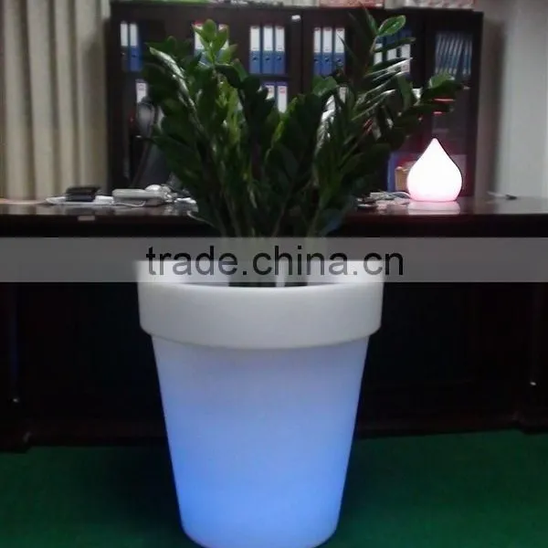 FO-9520 LED Tapered Round Garden Colorful Floral Pot Supplier photo-3