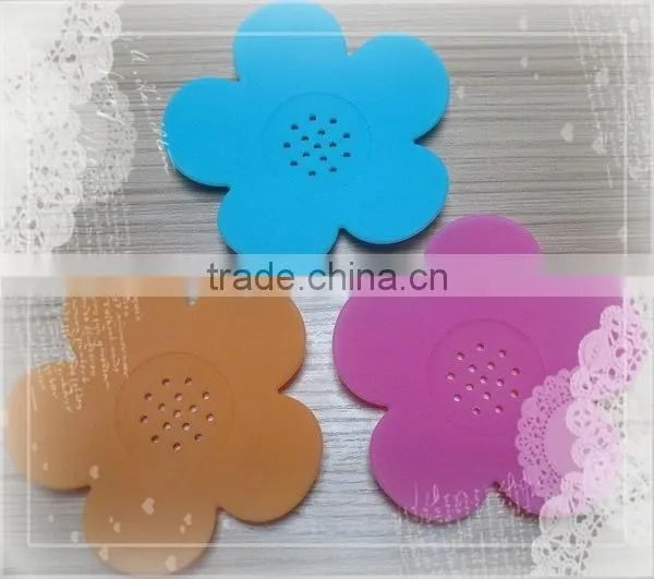 2015 Hot Sell Cartoon Silicone Soap Mat Flower-shaped&pattern Design photo-3