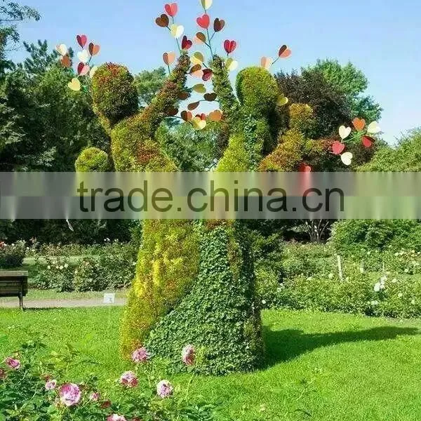 China Long-life Time Fake Grass Animal Good Quality Artificial Grass Topiary photo-3