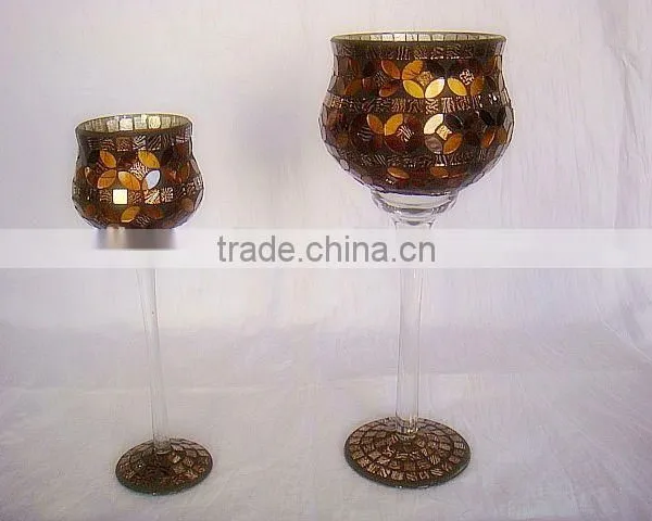Set 3 High Quality Goblet Wedding Centerpieces photo-2
