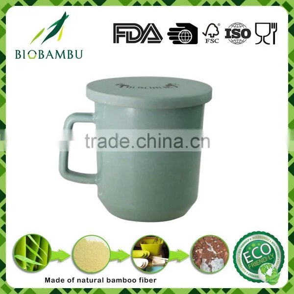 Traditionary Biological Cheap Bamboo Fiber Coffee Cup Mugs photo-3