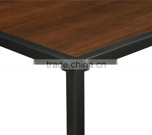 Modern Style Square Shape Console Table With Metal Frames photo-3