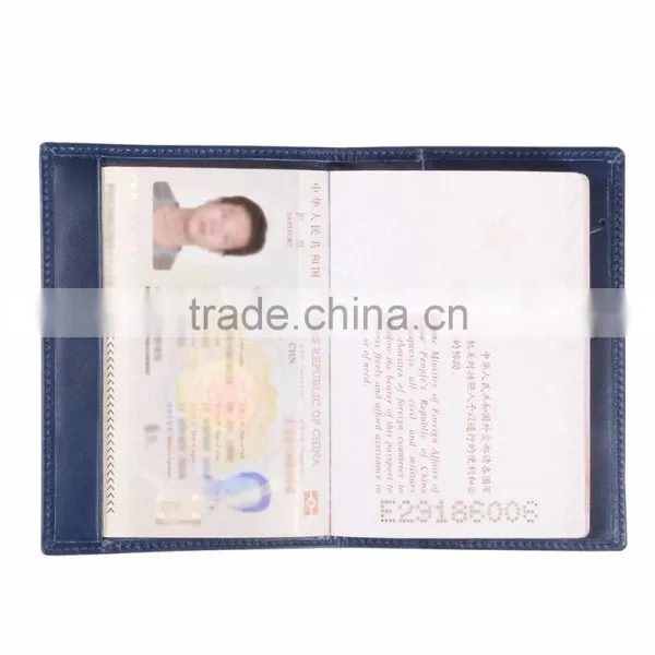 Wholesale Custom Passport Cover Holder Genuine Leather Rfid Passport Holder photo-5