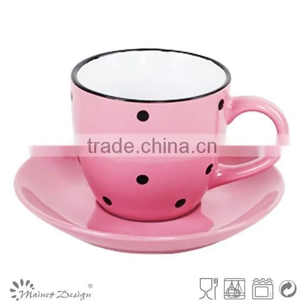 Cheap Crockery Coffee Cup and Saucer Wholesale Bulk photo-2
