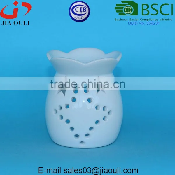 6.5cm Small Glazed Ceramic Wax Melter Oil Burner photo-6