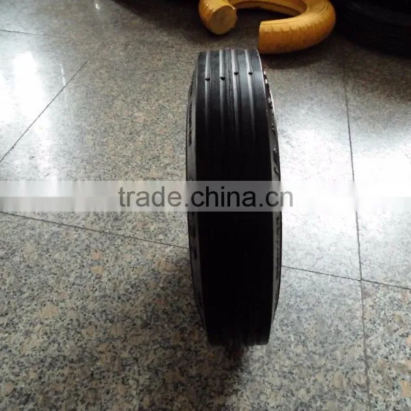Size 14x4 Solid Wheel With Metal Rim 13x3/14x4 Size photo-5