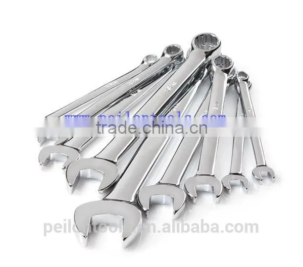 Carbon Steel 9 Pieces Set Combination Wrench Set (1/4-3/4 Inch.) photo-5