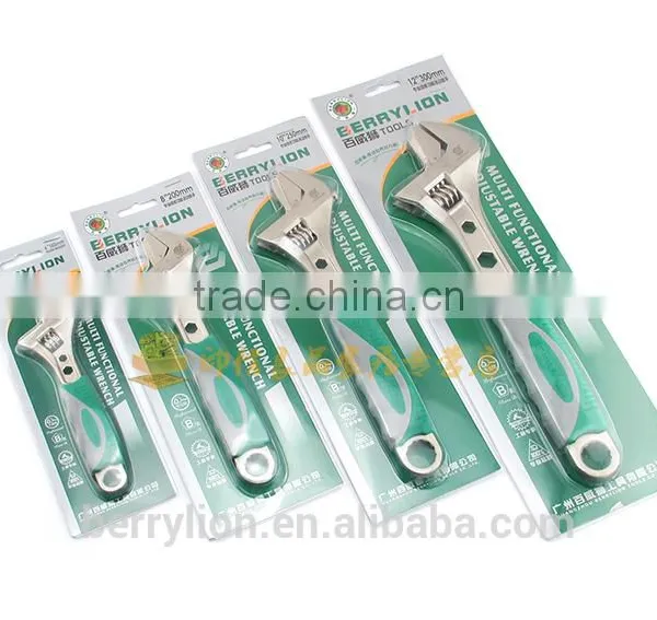 Berrylion 300mm/12" Adjustable Wrench CR-V Multifunctional Adjustable Wrench photo-5