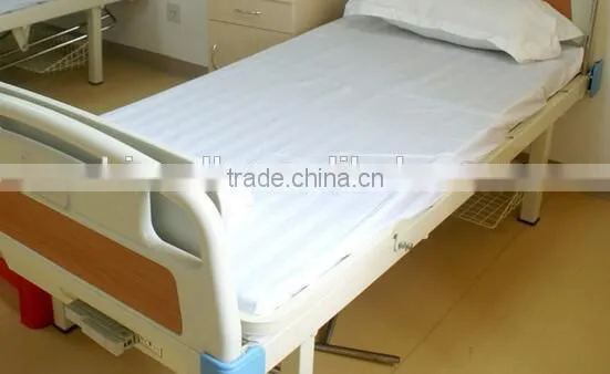 Factory Price Wholesale White Plain Hospital Bed Linen photo-2