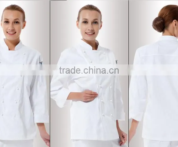 Custom Made Cotton Chef Coat Uniform photo-2