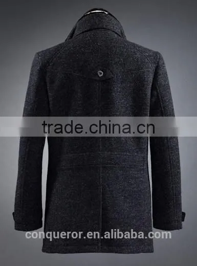 Wool High Quality Winter Warm Men Coat Made to Measure Overcoat. BCL029 photo-2
