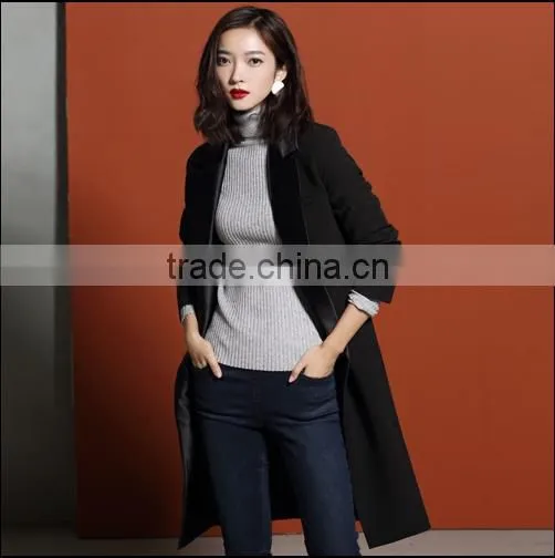 Fashion Ladies Custom Long Women Blazer WMS26 photo-3