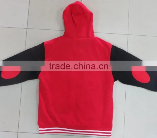 Stock Wholesale Fleece Jacket Sherpa Lined Hooded Fleece Jacket /coat photo-4