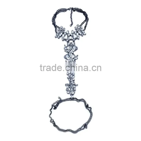 Luxury Geometric Crystal Gems Sexy Body Chain Jewelry for Pretty Girls photo-6