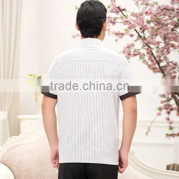 Custom Summer Korean Style Short Sleeve Waitress Uniforms for Western Restaurant Wholesale photo-5