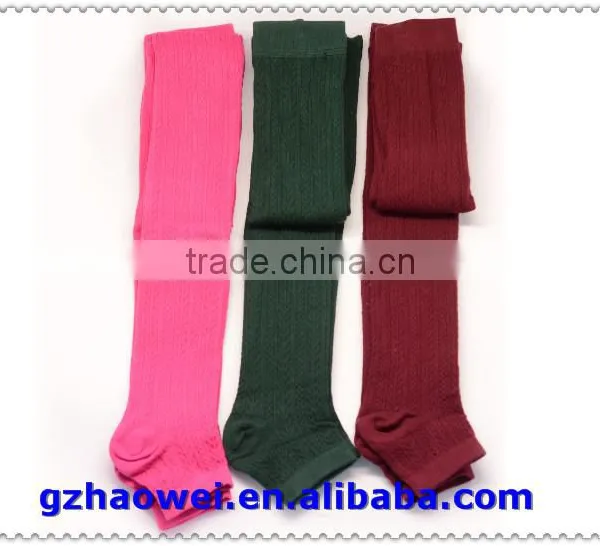 Footless Double Knit School Girls Pantyhose photo-4