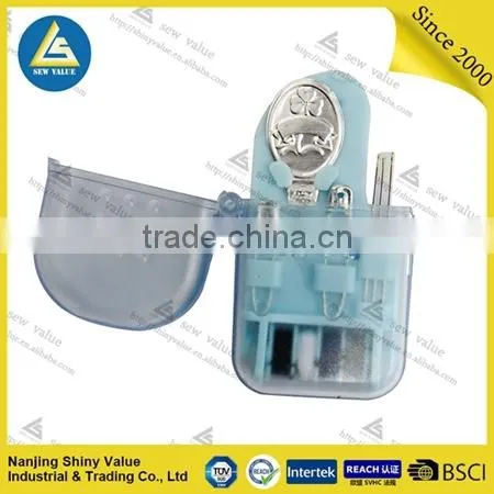 Transparent ABS Material Portable Hand Sewing Hand Sewing Use Plastic Box Travel Sewing Kit photo-6