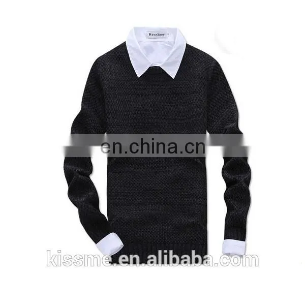 High Fashion Long Sleeve Knitwear in Men's Sweater photo-5