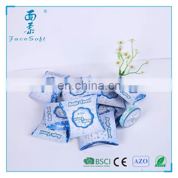 Non-woven Custom Shaped Compressed Tissue/magic Towel/coin Tissue photo-2