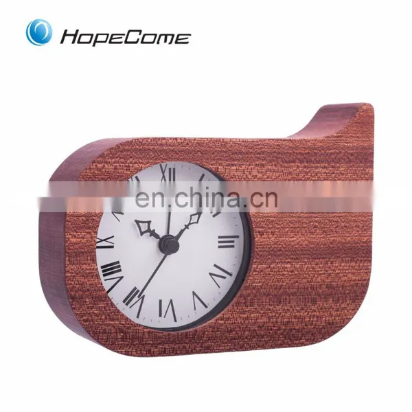 Cheapest Table Wooden Alarm Time Clock photo-5