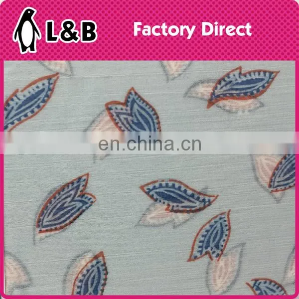 Fabric Polyester Wholesale Dress Georgette Digital Tropical Print Fabric photo-6