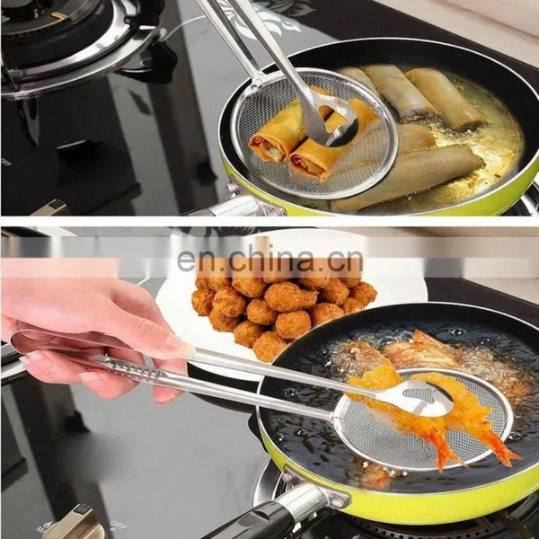 Kitchen Cooking Utensils Stainless Steel Wire Oil Skimmer photo-5