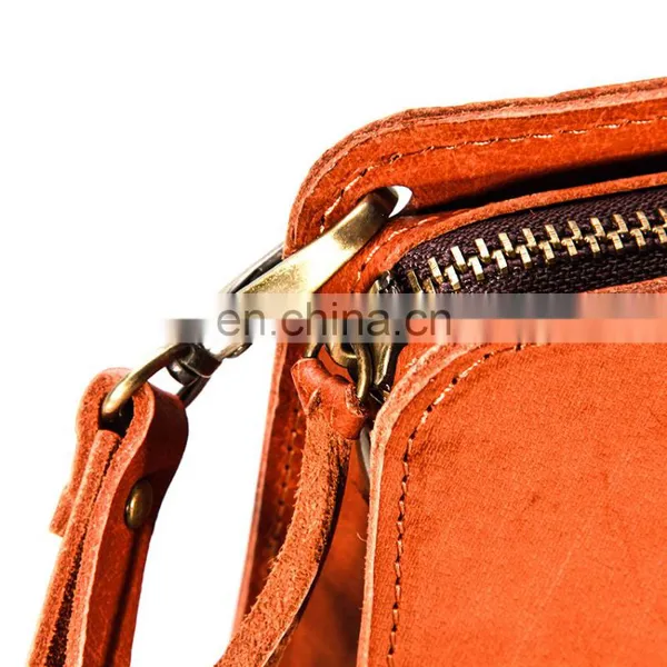 New Personalized Quality Leather Zipper Fancy Coin Purse photo-3