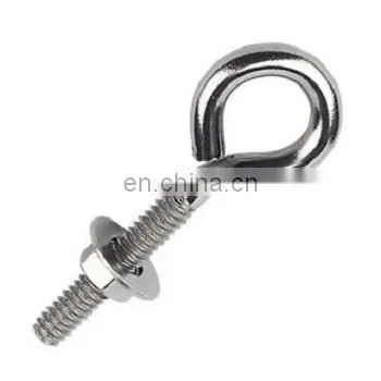 High Strength Lifting Eye Bolts and Nuts Stainless Steel Eye Bolt photo-2