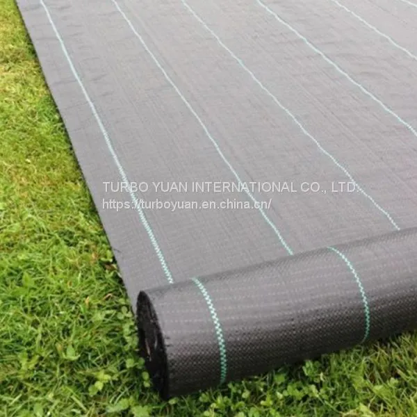 pp Woven Weed Control Blanket Mesh Geotextile Weed Control Mat photo-4