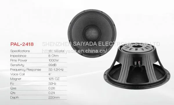 Hot Sale 15 Inch Woofer Woofer Speakers photo-3