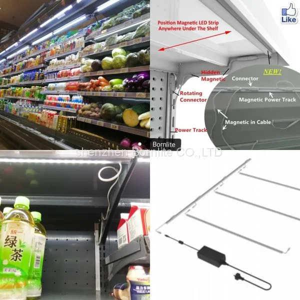 Led Shelves Lighting Rack Display Lighting Super Shelf Lighting Shopfitting Display photo-3