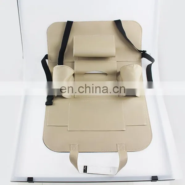 Customized pu Leather Car Seat Back Organizer With Lots of Pockets photo-7