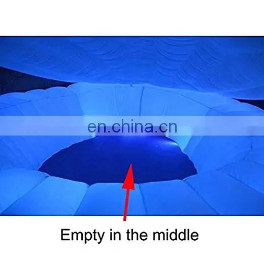 Giant Shape Model Inflatable White Seashell Decoration With Colorful LED Lighting photo-6