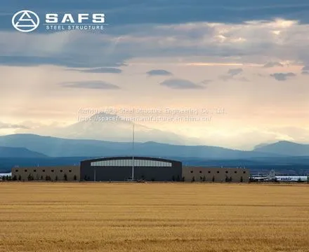 100% Space Utilization Space Truss Construction Space Frame Aircraft Hangar photo-3