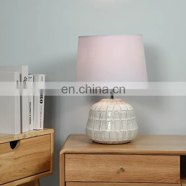 High Quality Modern Design Relief Surface Living Room Porcelain Table Lighting for Room photo-4