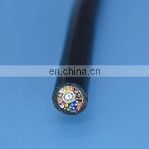 PUR Sheath Bare Copper Wire Underwater Electrical Twisted Pair Cable With RG59 Underwater Camera Cable photo-2