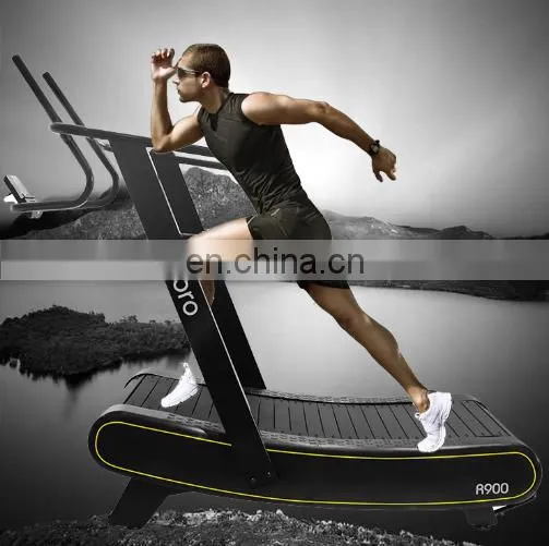 Running Machine Speed Unlimited Low Noise Fitness Gym Use Equipment for HIIT Strong Body Curved Treadmill & Air Runner photo-4