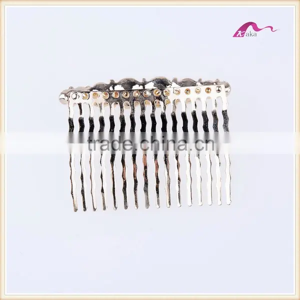 Beautiful Gold Pearl Decorative Hair Comb Clip For Wedding Accessories photo-3