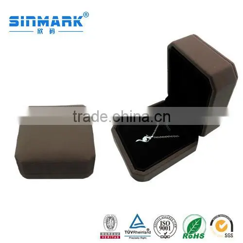 SINMARK Customized 2016 Luxury Leather Foam Inserts Jewelry Box Gift Box for Necklace/ring/pendant/bracelet Box photo-4