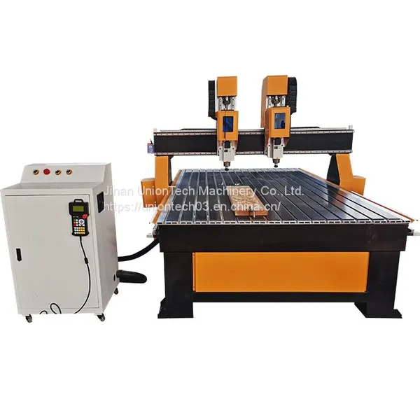 Woodworking Machinery Router Double Heads CNC Engraving Machine Multi Spindles For Wood Door Portable