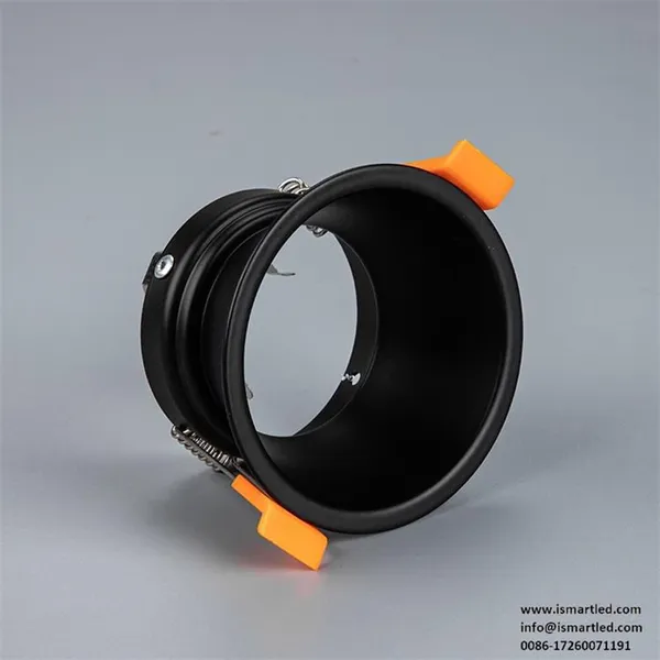 Anti Glare Black Round Recessed Led Spotlight Frames photo-3