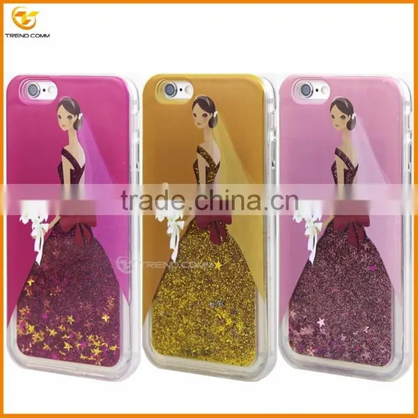 China Wedding Dress Liquid Cover Case for Iphone 6 Plus photo-6