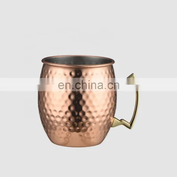 Factory Direct Reusable 500ml Stainless Steel Beer Wine Rose Gold Australian Coffee Cup Mug