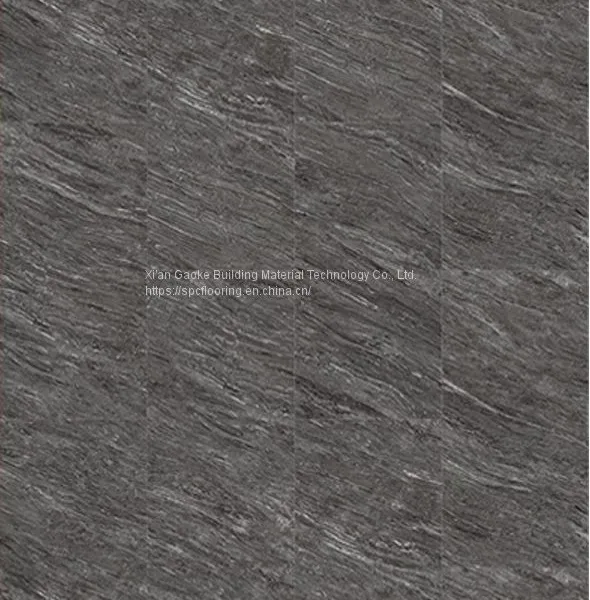 GKBM Greenpy MJ-S6014 Home Deco Fireproof Click Black Quartz Stone Composite SPC Flooring photo-2