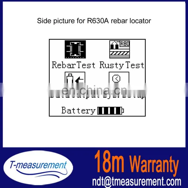 Taijia ZBL-R630A Rebar Detector for Concrete Profometer Rebar Scanner Detector Concrete Rebar Locator photo-3