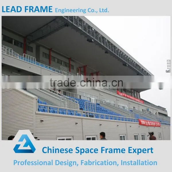 Membrane and Steel Space Frame for Outdoor Bleacher Structure Roof photo-4