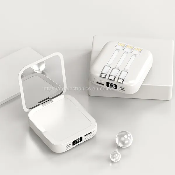 Large Capacity Phone Chargers Power Banks With Mirror photo-4